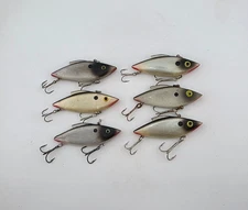 (6) Bill Lewis Rat-L-Trap 1/2 oz Lipless Crankbait Fishing Lure Lot of 6