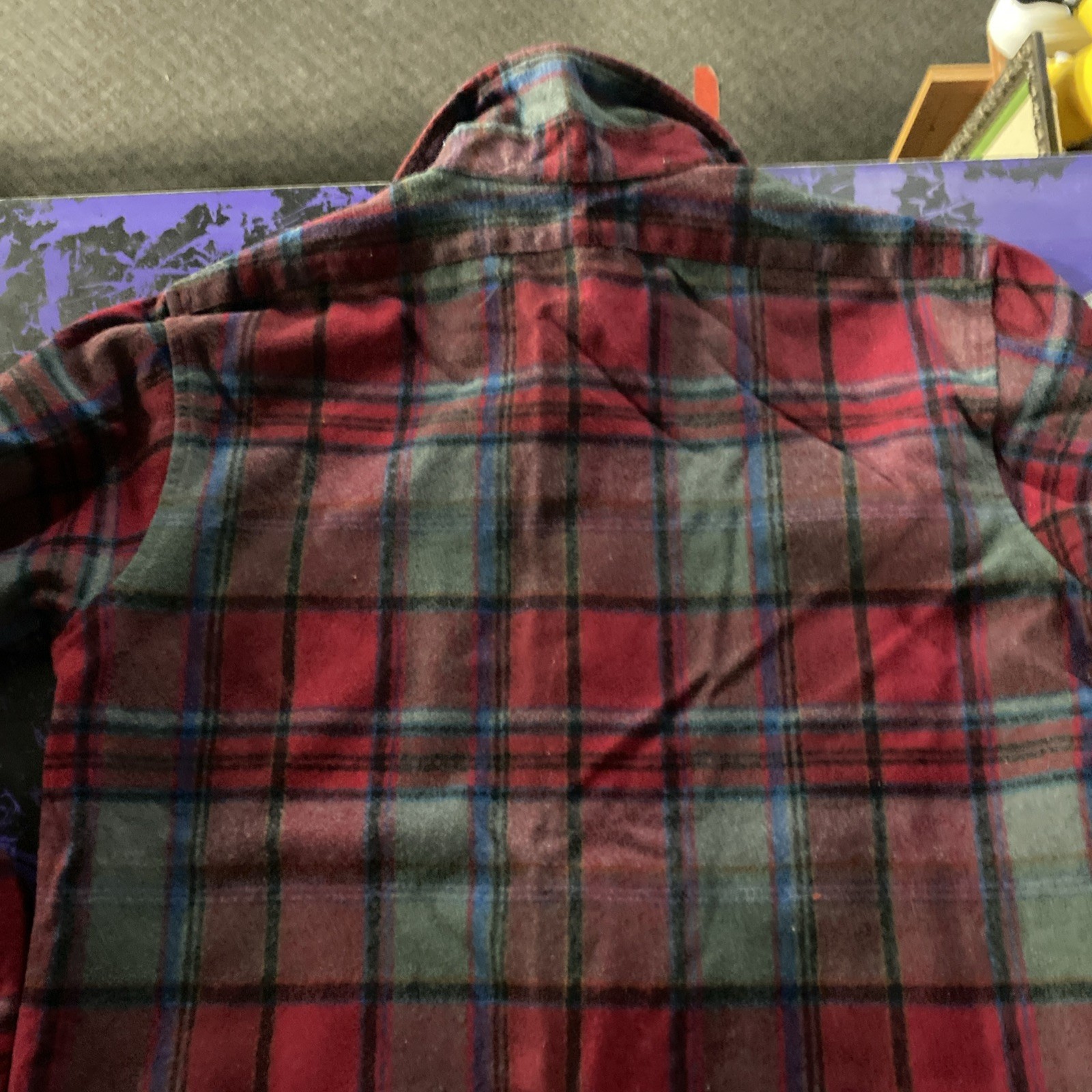 Pendleton Wool Button Down Pants Laid Long Sleev … - image 9