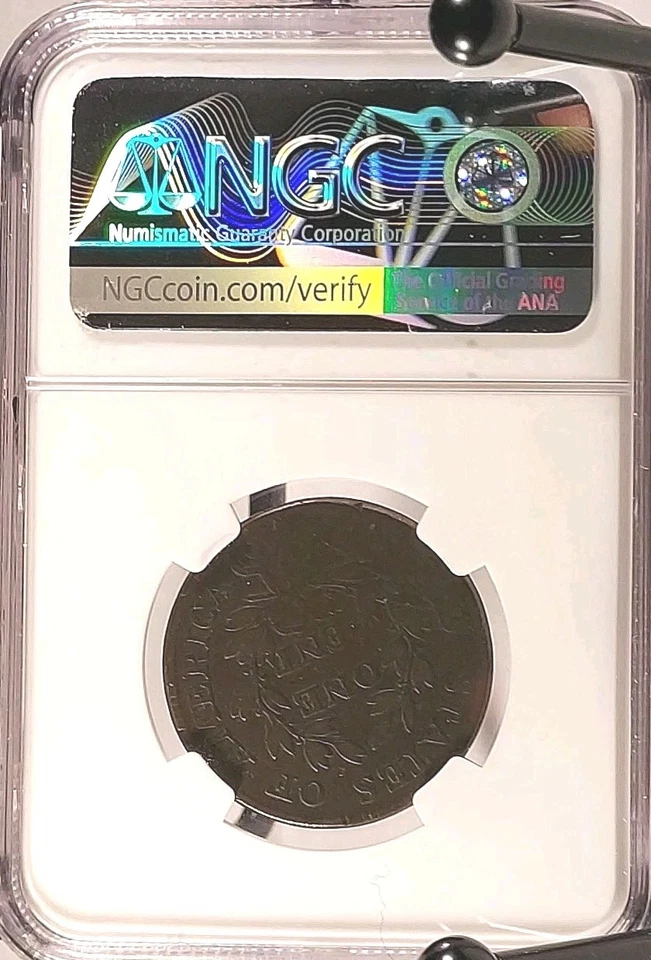 1807 Draped Bust Large Cent Large Fraction NGC VG Details - Image 4 of 4