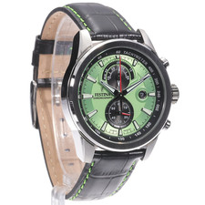 Festina Green Dial Men's Chronograph Timeless Chronograph Men's Watch F20695/3