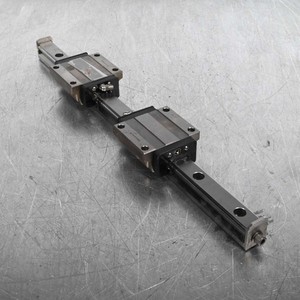 THK HSR25 Linear Motion Guide Blocks x2 on GFG07884 Profile Rail CNC 25mm
