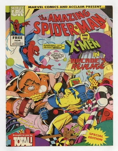 Amazing Spider-Man and X-Men in Arcade's Revenge Giveaway SPECIAL VF 8.0 1992