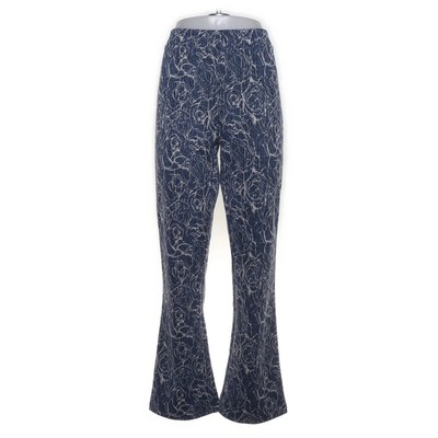 Multiblu, Palazzohose, Größe: 38, Blau/Weiß/Mehrfarbig, Elasthan/Polyester #mKz