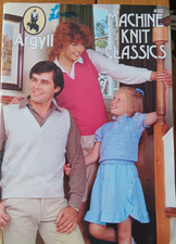 Vintage machine knitting patterns in Argyll for men, women and children