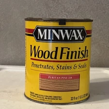 New Minwax Stain Puritan Pine 218 Wood Finish 1 Quart Premium Oil Discontinued