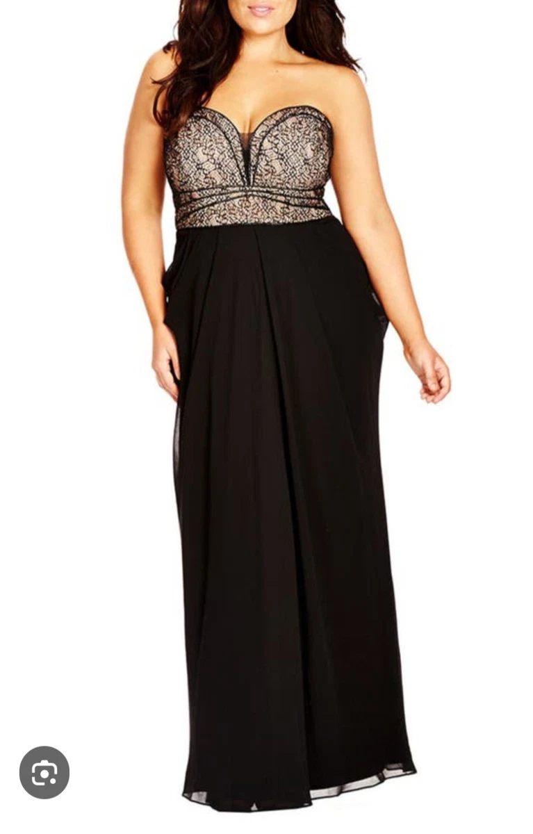 City Chic Black Lace Dresses for Women for sale | eBay