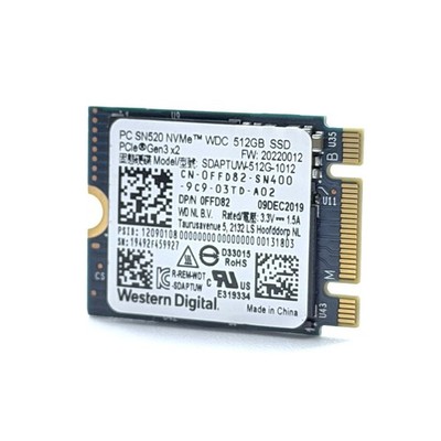512GB 2230 M.2 NVMe PCIe SSD TWO Notches B + M KEY major brands
