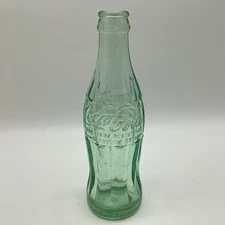 Danville VA 6 oz Coca Cola 7.75" Soda Bottle Hobbleskirt 1952 Green Vintage