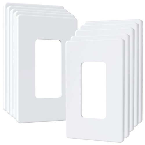 Outlet Cover, Screwless Decorator Wall Plate, Light switch Power Plug Cover, ...