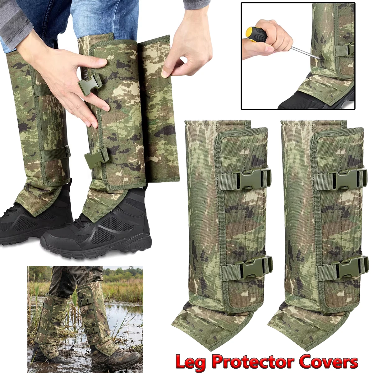 Adjustable Snake Gaiters Leg Guards Snake Chaps Bite Protection Covers Outdoor
Opens in a new window