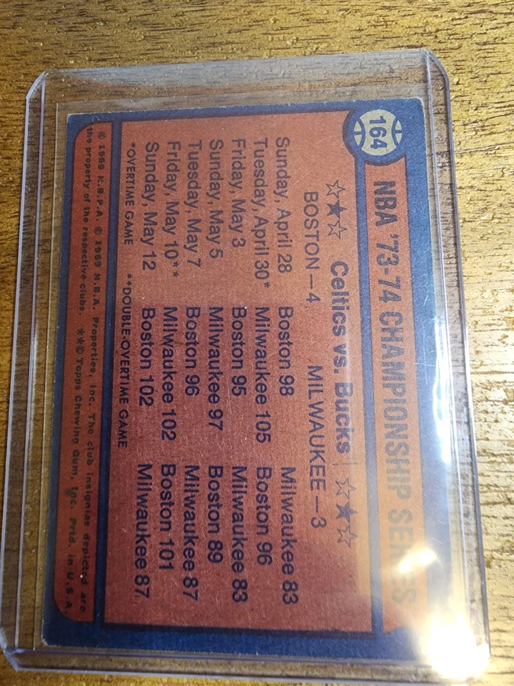 1974-75 Topps #211 ABA '73-74 - Image 2 of 2