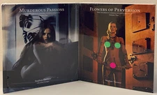 MURDEROUS PASSIONS/FLOWERS OF PERVERSION Jess Franco BOOKS Soledad Miranda RARE!