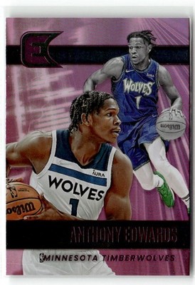 2021-22 Panini Chronicles #307 Anthony Edwards Pink