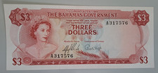 Bahamas 3 dollars 1965 - see other sales