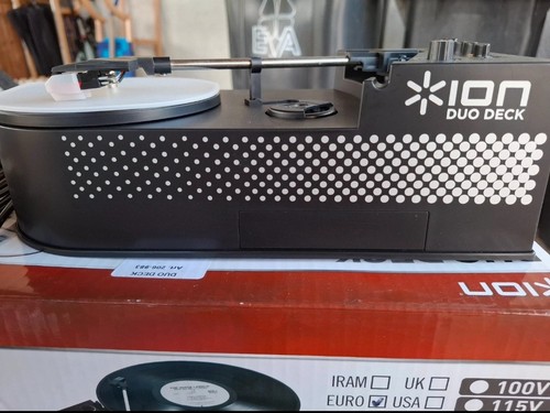 ION Duo Deck Ultra-Portable Turntable with Cassette Deck - FastNeu - Bild 3 von 5