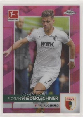 2020 Topps Chrome Bundesliga Pink Refractor 57/75 Florian Niederlechner #5 y0i