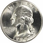 1939-D Washington Silver Quarter Choice BU+ Uncertified #713