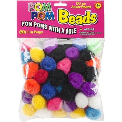 Pepperell Bommel Perlen 1 Zoll 50/Pkg-sortiert-PMBD50
