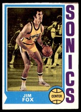 1974-75 Topps #34 Jim Fox (Edge)