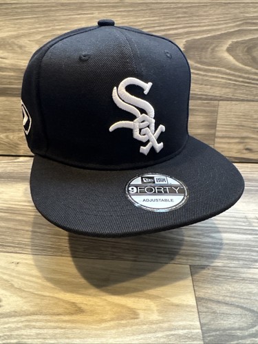 Chicago White Sox New Era 9FORTY Gorra Ajustable Snapback Negra - Imagen 6 de 17