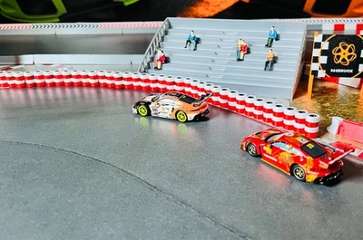 360DRUCK Modellbau Reifenstapel Kette 1:50 geeignet für Carrera Hybrid