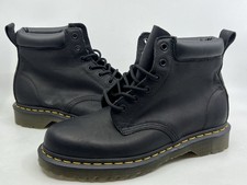 Dr. Martens Men's UK 7 US 8 939 6-Eye Ben Boots Black Leather
