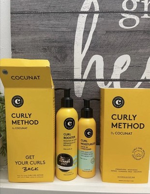 COCUNAT - Curly Method - Curl Booster and Conditioner for Perfect Curls 2 Steps