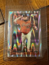 2025 Topps Chrome - Logan Webb #296 RayWave Refractor