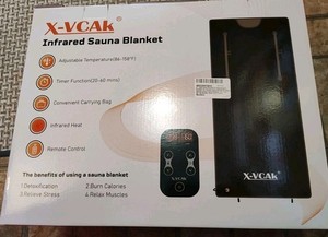 X-Vcak Sauna Blanket for Detoxification, Far Infrared Sauna Blanket, Portable 6'