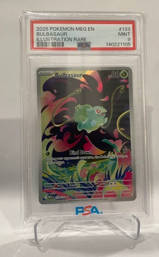 Pokémon Mega Evolution Bulbasaur #133 Illustration Rare - PSA 9!
