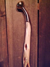 diamond willow cane BRASS HAME handle walking stick cane custom made in the USA