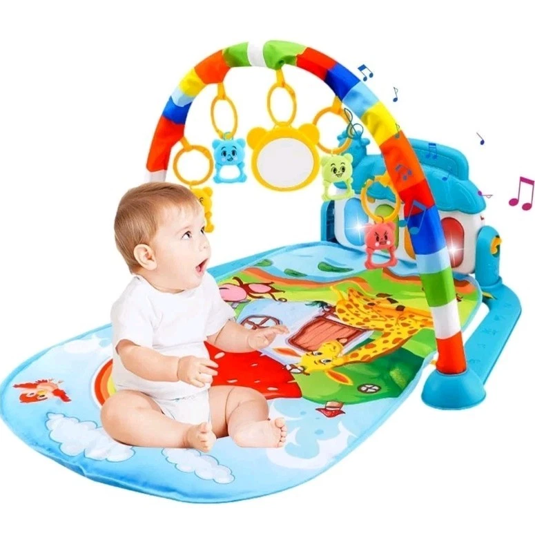 Baby Gym Play Mat 5 in-1 Colorful Toys and Music Playmats Non-Slip Play Mat
Opens in a new window or