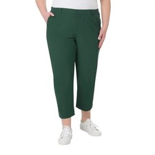 Kirkland Signature Women Ankle Travel Pant Color Green Size 8 NO/TAG