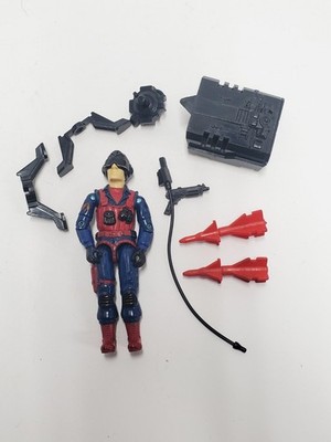 1984 Gi Joe Scrap Iron v1 Figure Anti-Armor 100% Complete Cobra Arah Lot3