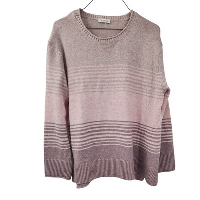Ella Moss Pink Knit Sweater Womens Size Large L