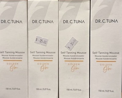 Dr. C. Tuna Golden Glow Self Tanning Mousse 150ml 5.07oz Lot of 2 New