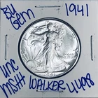 1941 BU UNCIRCULATED LIBERTY WALKING SILVER HALF DOLLAR AUTHENTIC U.S. MINT 4498