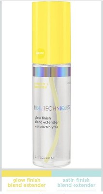 Real Techniques Glow Finish Extender Clear Setting Spray For Face 2oz