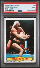 1985 TOPPS WWF #29 STRETCHED TO THE LIMIT! PSA 9