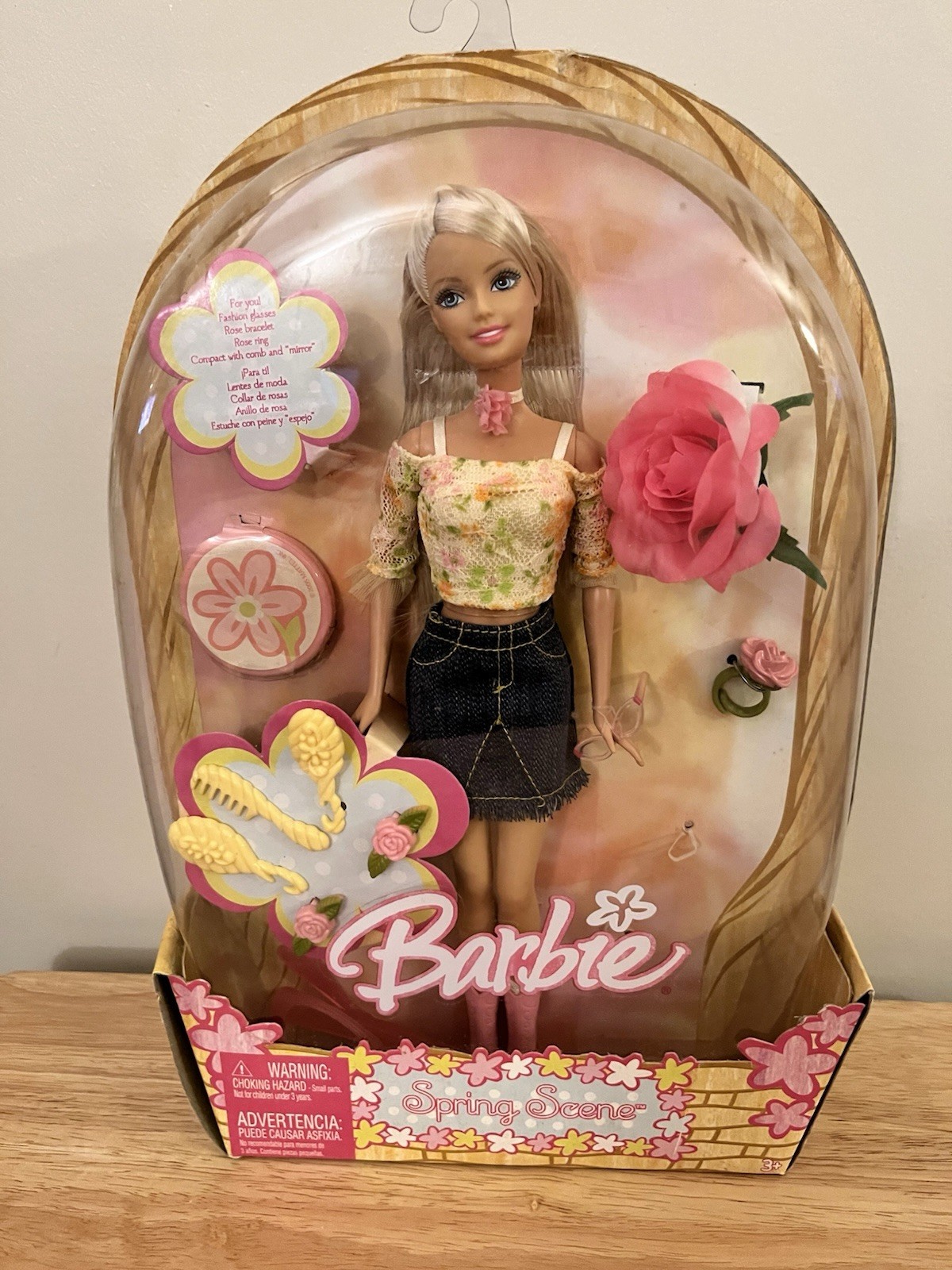 VINTAGE 2005 BARBIE SPRING SCENE MINT in NEVER OPENED BOX