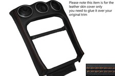 COPRI PELLE RIVESTIMENTO CRUSCOTTO CENTRALE PUNTO ARANCIONE ADATTO PER ALFA ROMEO GTV SPIDER 916 95-05