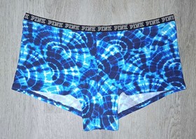 Lot of Victoria's Secret PINK Low Rise Boyshort Panties Size Medium Tie Dye Lace