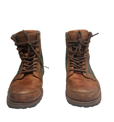 Timberland Earthkeepers Original Boots Men's Size 7.5 Brown Leather Lace-Up