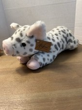 Aurora Miyoni Spotted Piglet Pig Stuffed Plush 16" 2020