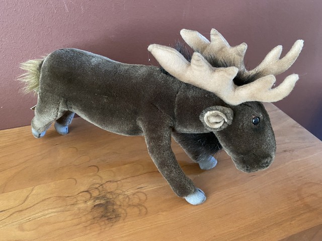 Hansa 3300 13 Medium Moose Plush Toy for sale online | eBay