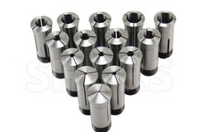 15 Pc 1/8"  1" x 16ths High Precision 5C Collet Set .0005" TIR Certificate M 