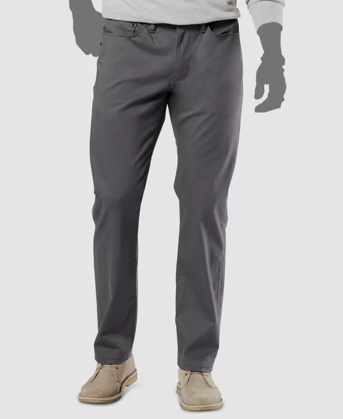 Pantalon homme Dockers gris coupe jean Supreme Flex coupe droite taille 38x30