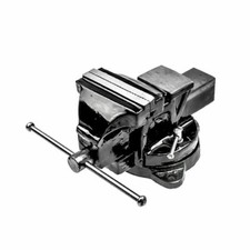 Schraubstock 125 mm 2096, gegossener Schraubstock mit Amboss und Drehteller