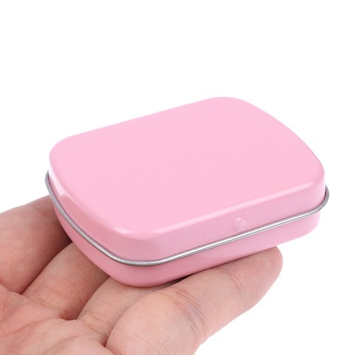 Small Empty Metal Tin Flip Storage Pill Box Case Organizer For Candy -@- - Picture 8 of 21