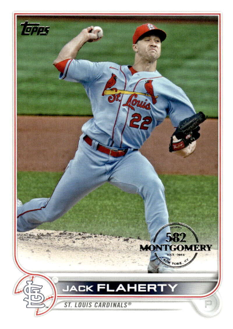 Jack Flaherty 2022 Topps 582 Montgomery Parallel #588 MLB Cardinals ID:104703